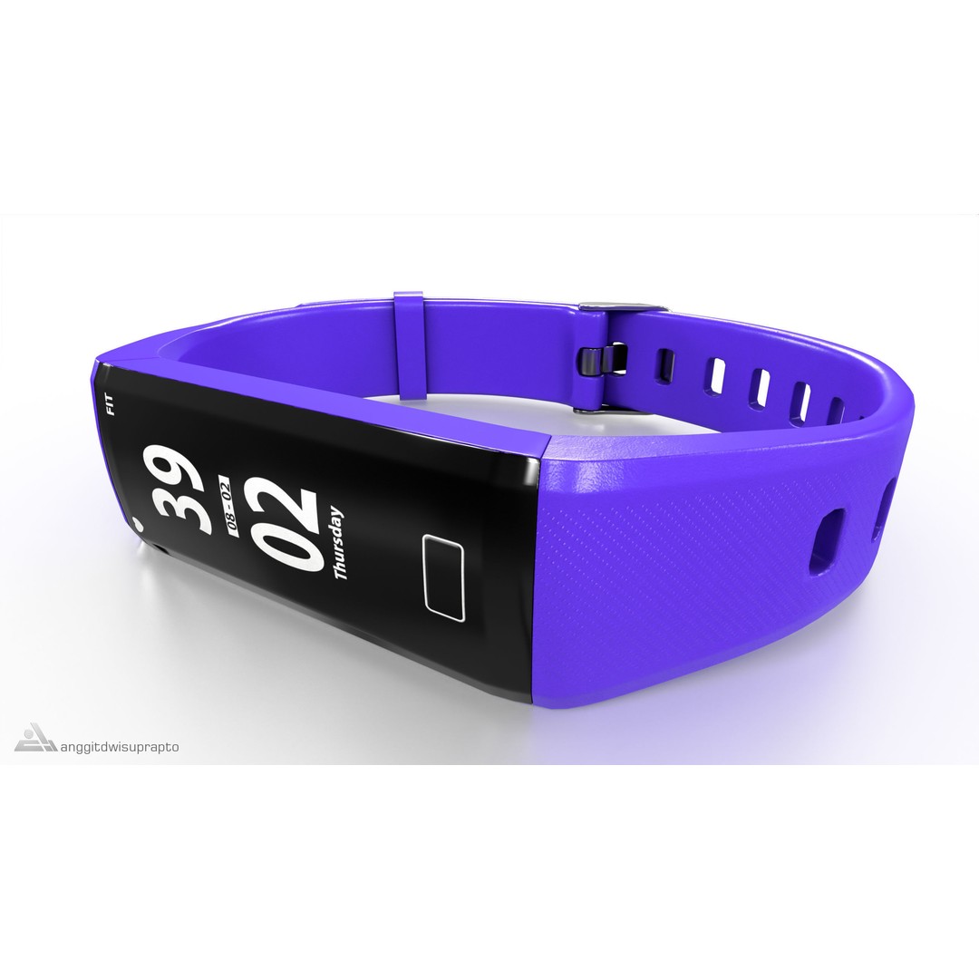 Fitness Tracker 3D Model – Low Poly PBR Asset, FBX - View 8