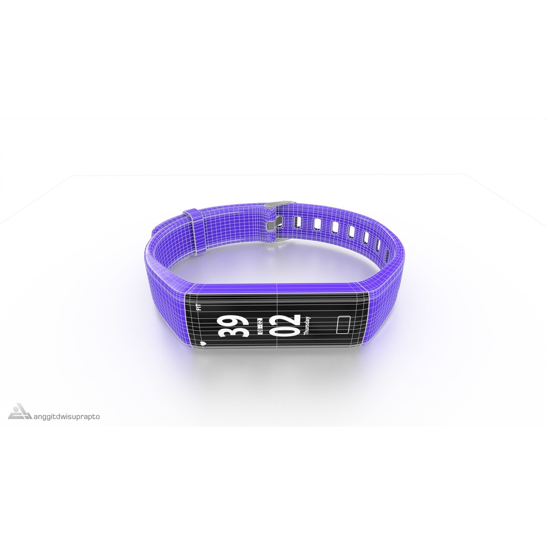 Fitness Tracker 3D Model – Low Poly PBR Asset, FBX - View 9