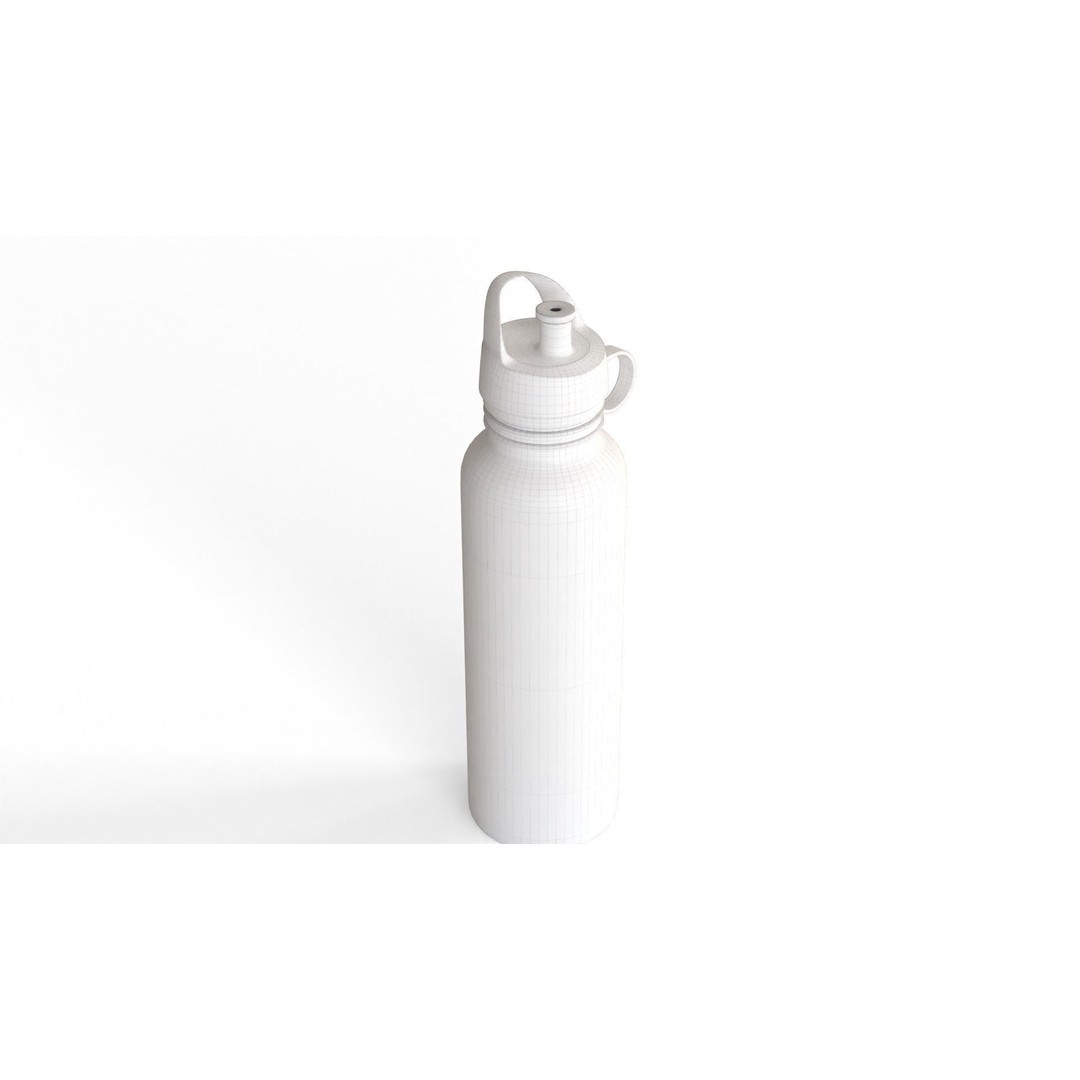 Sports Water Bottle 3D Model – PBR Textures, FBX Format - View 7