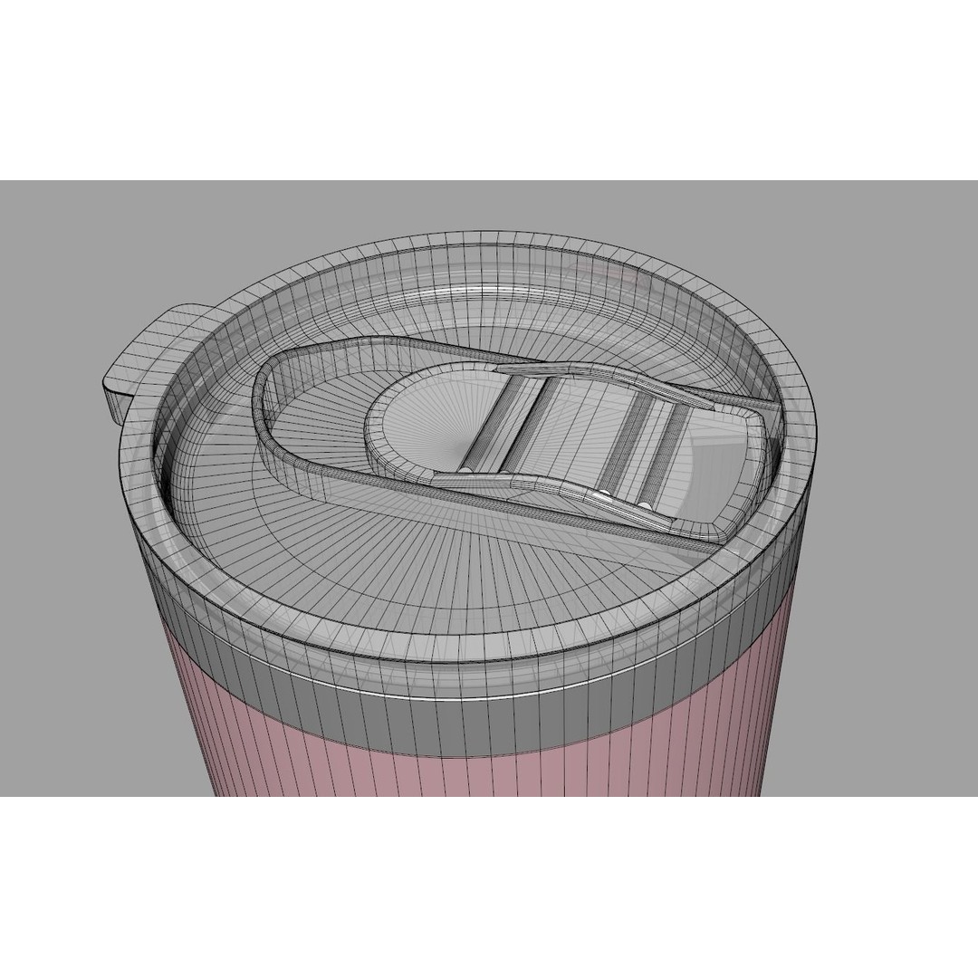 Mug Tumbler 3D Model – Insulated Container 650ml, FBX - View 13