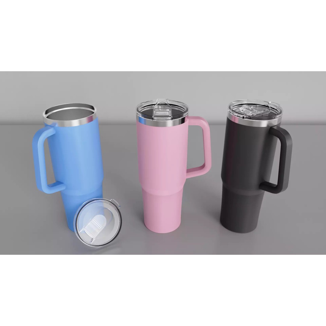 Mug Tumbler 3D Model – Insulated Container 650ml, FBX - View 2