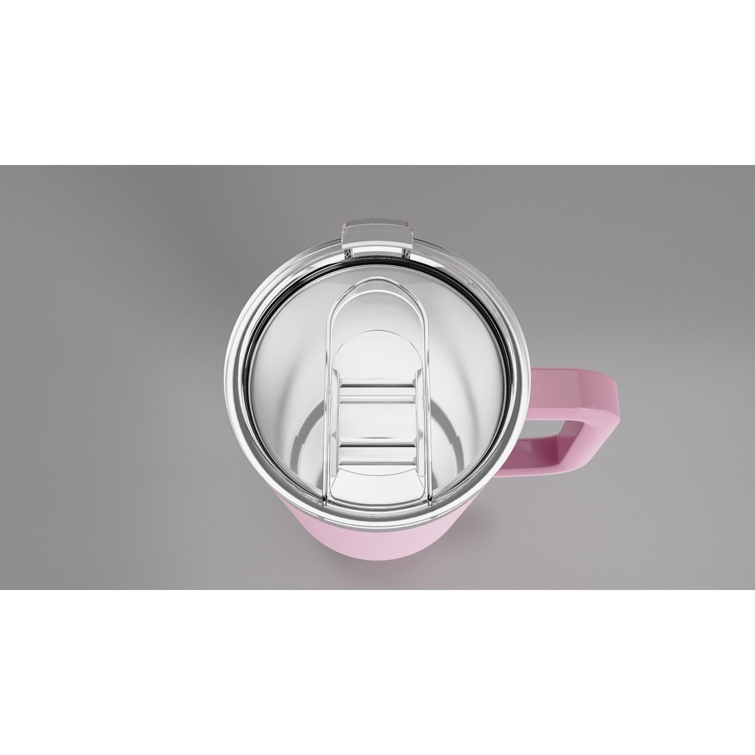 Mug Tumbler 3D Model – Insulated Container 650ml, FBX - View 7