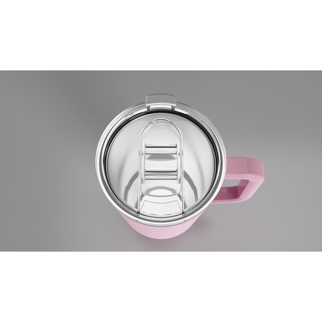 Mug Tumbler 3D Model – Insulated Container 650ml, FBX - View 8