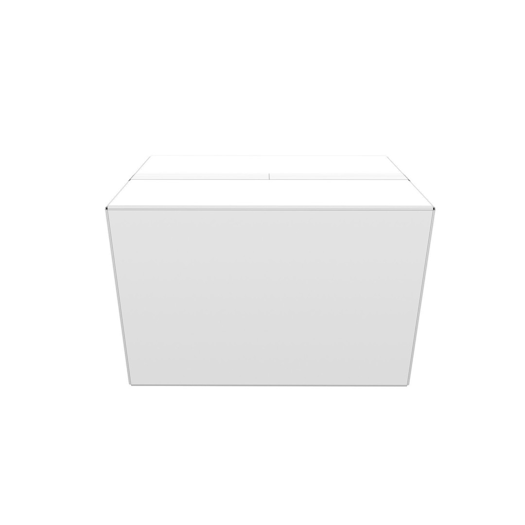 Cardboard Box 3D Model – Low Poly Sealed Packaging for Games - View 16