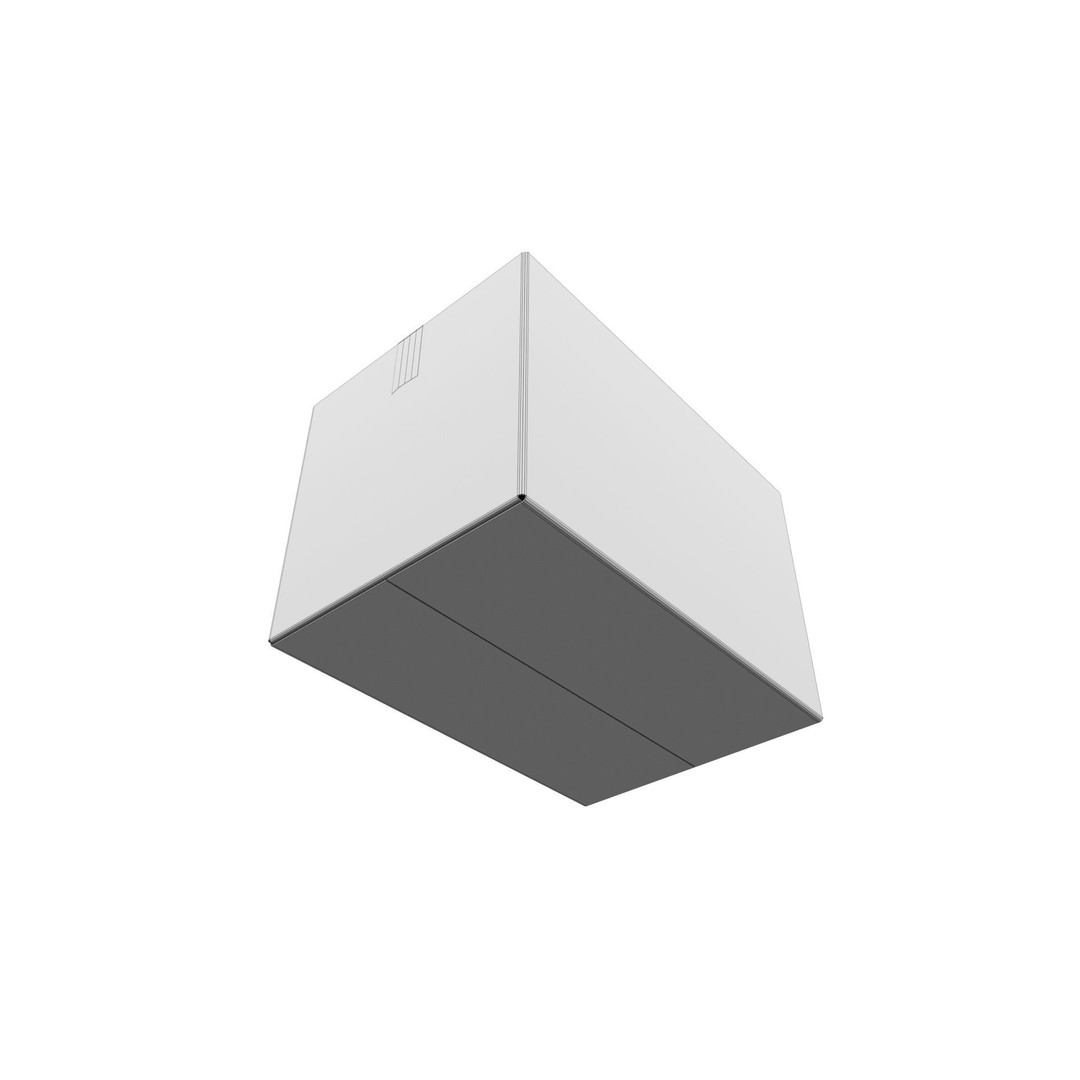 Cardboard Box 3D Model – Low Poly Sealed Packaging for Games - View 17