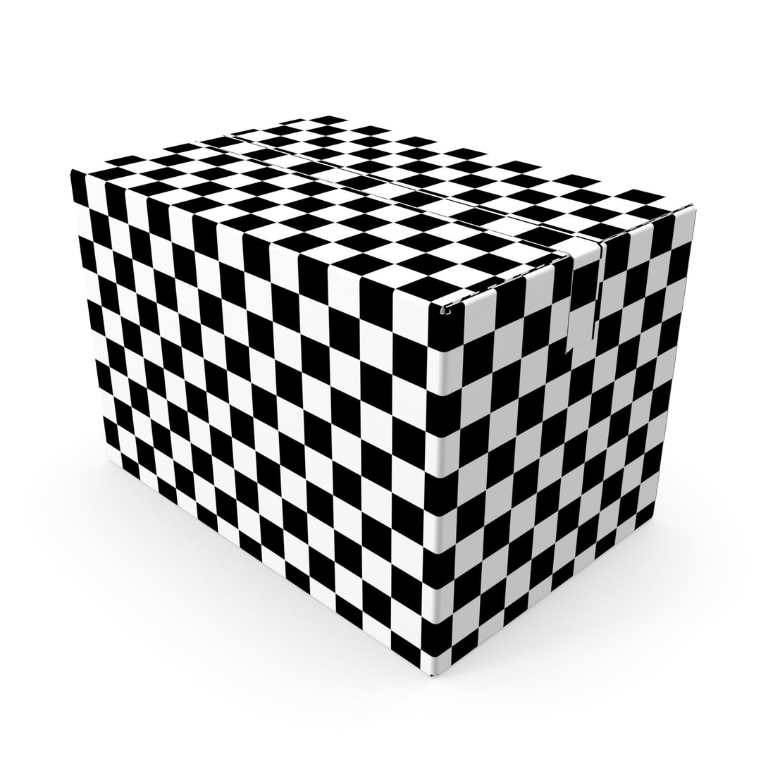 Cardboard Box 3D Model – Low Poly Sealed Packaging for Games - View 18