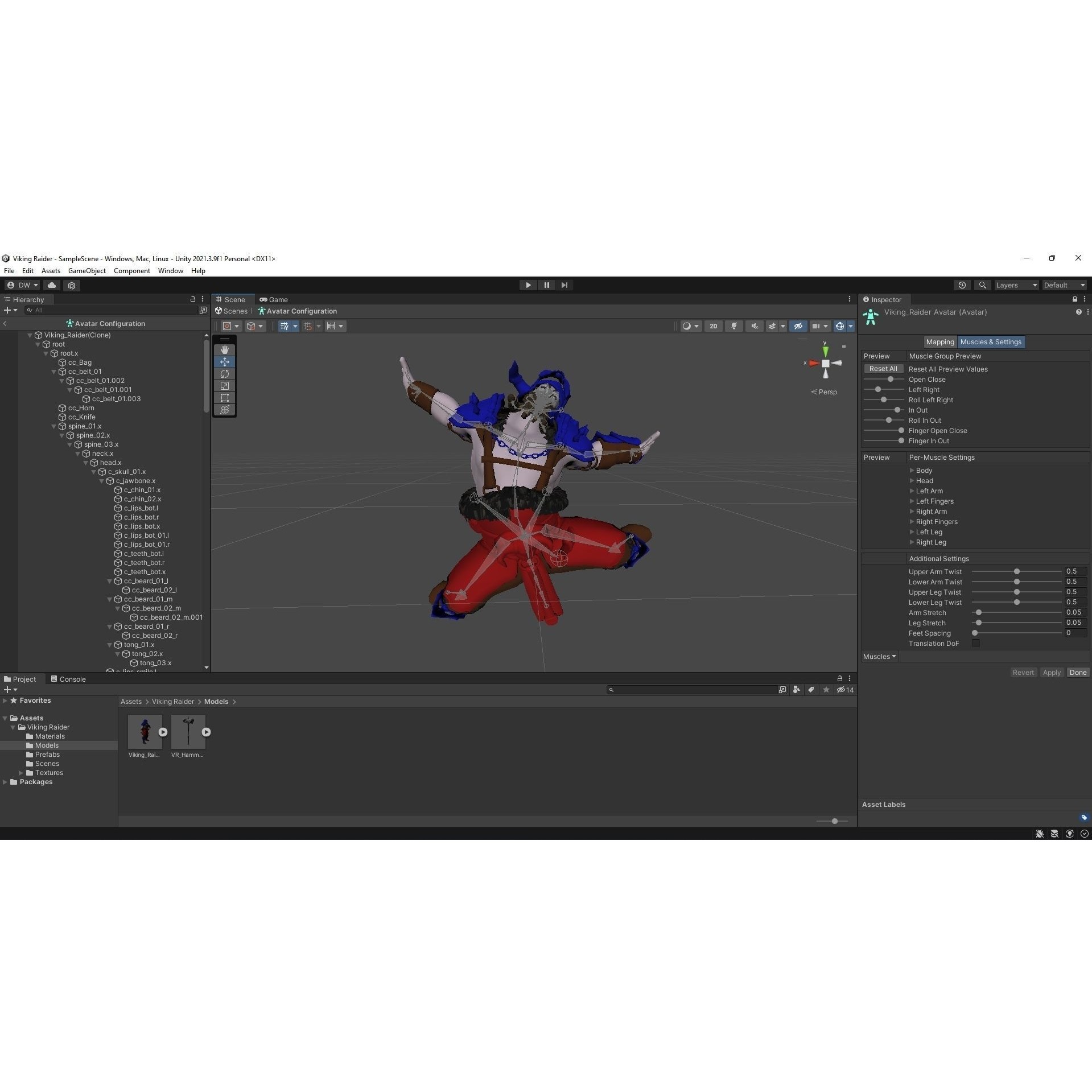 Viking Raider - Low-Poly Game-Ready 3D Model