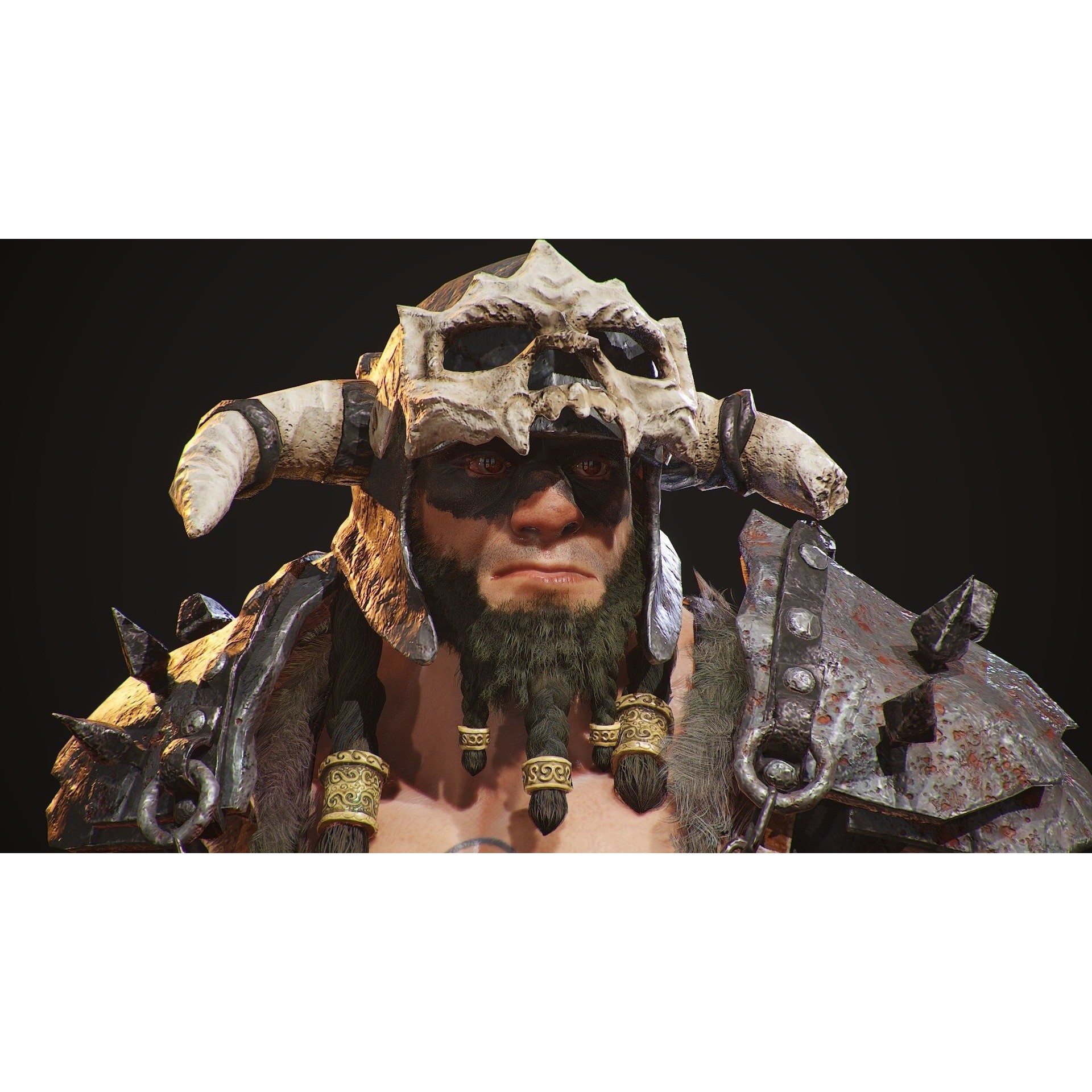 Viking Raider - Low-Poly Game-Ready 3D Model - View 10