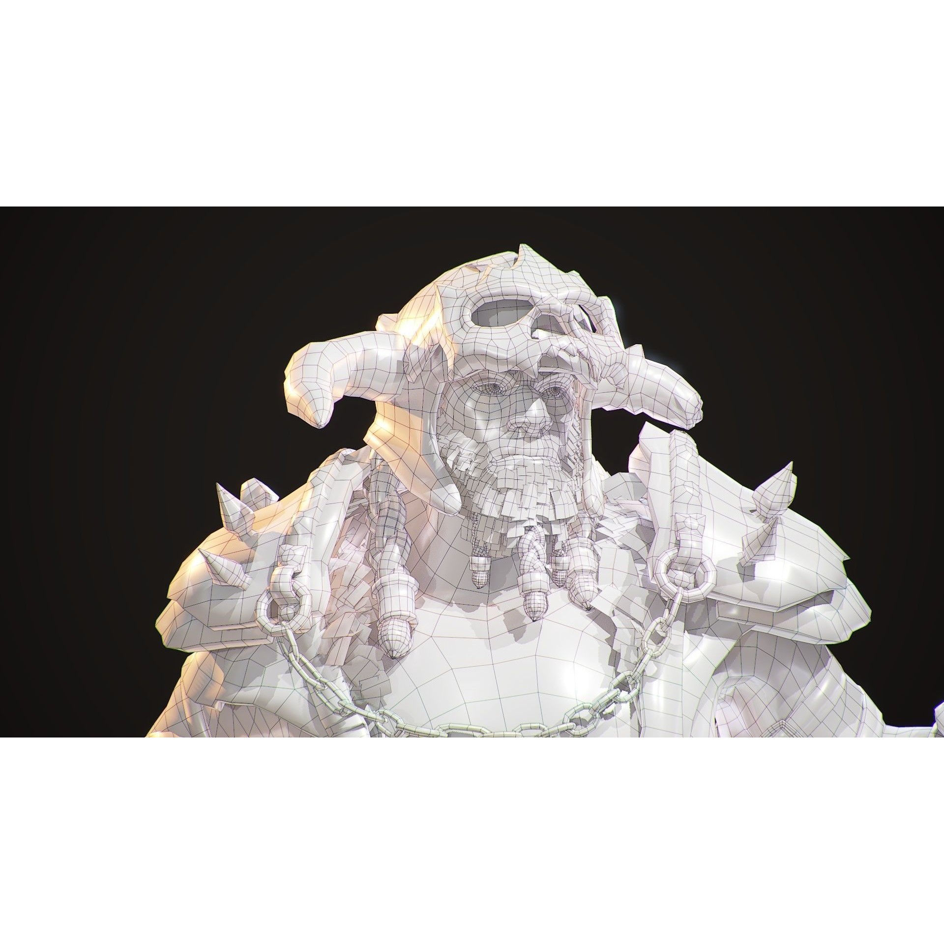 Viking Raider - Low-Poly Game-Ready 3D Model - View 21