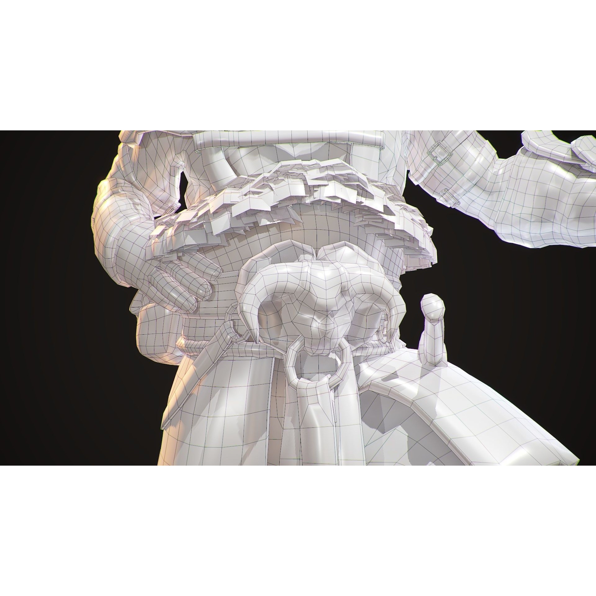 Viking Raider - Low-Poly Game-Ready 3D Model - View 22