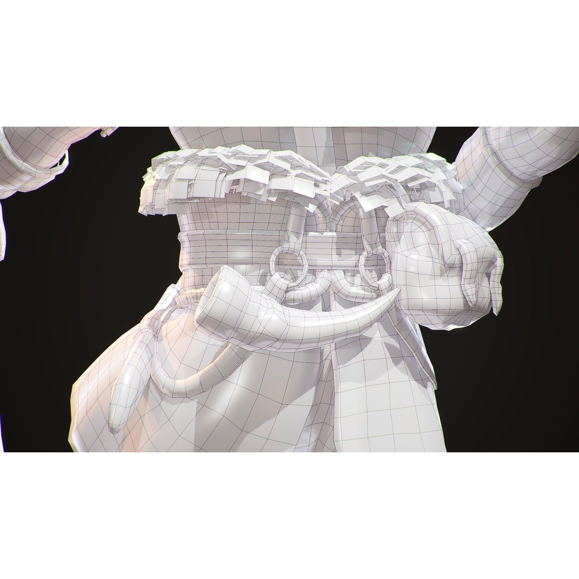 Viking Raider - Low-Poly Game-Ready 3D Model - View 23