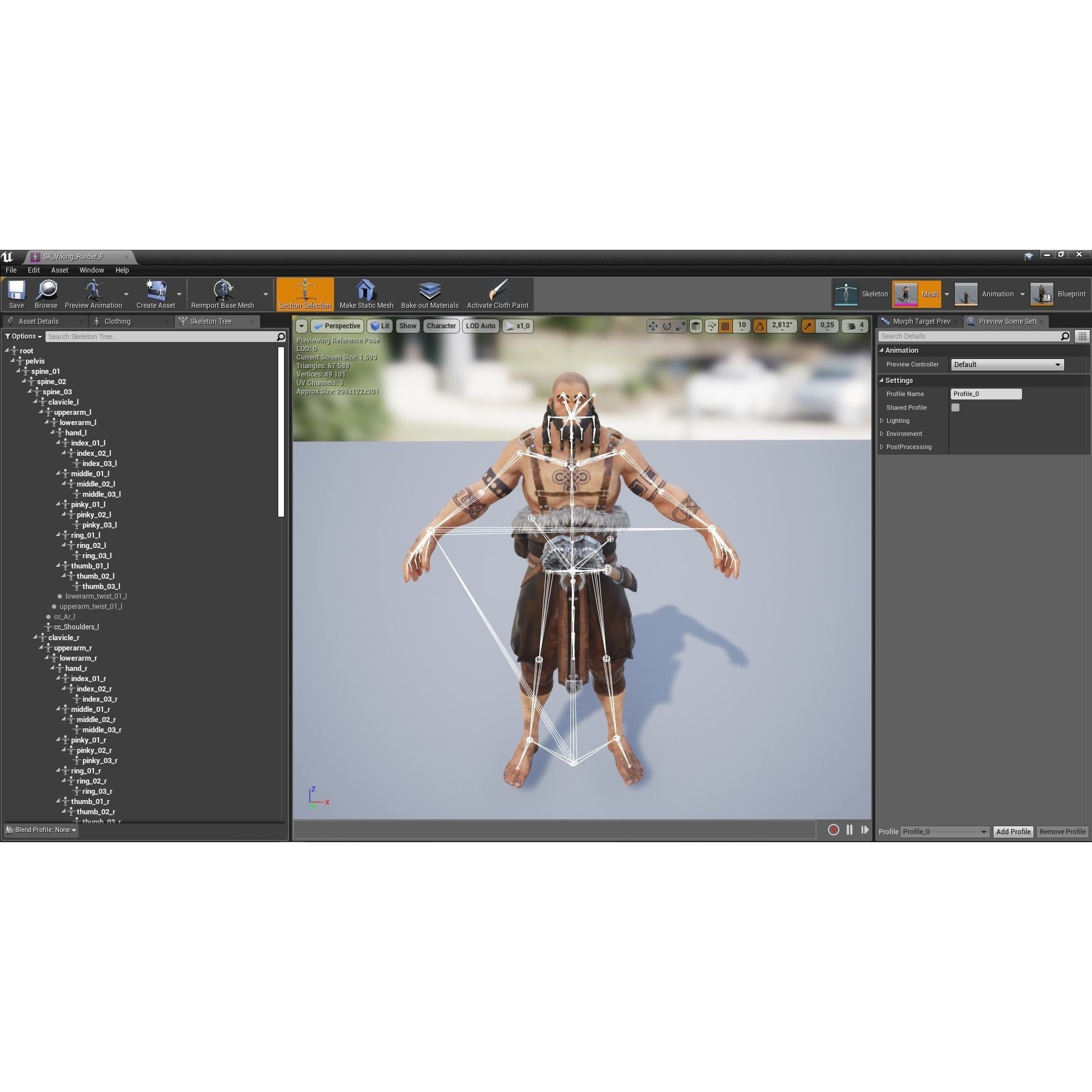 Viking Raider - Low-Poly Game-Ready 3D Model - View 27