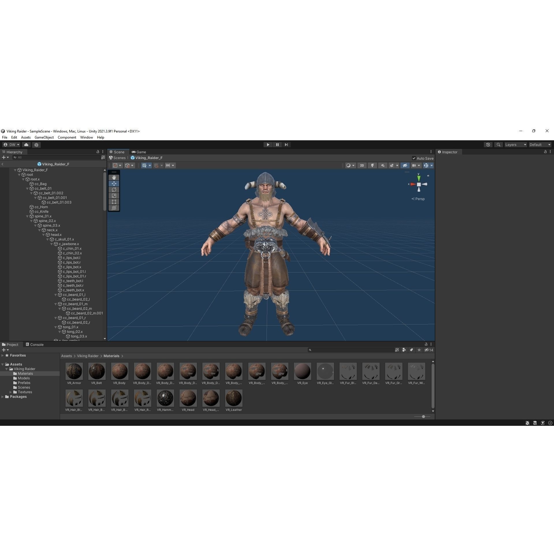 Viking Raider - Low-Poly Game-Ready 3D Model - View 33