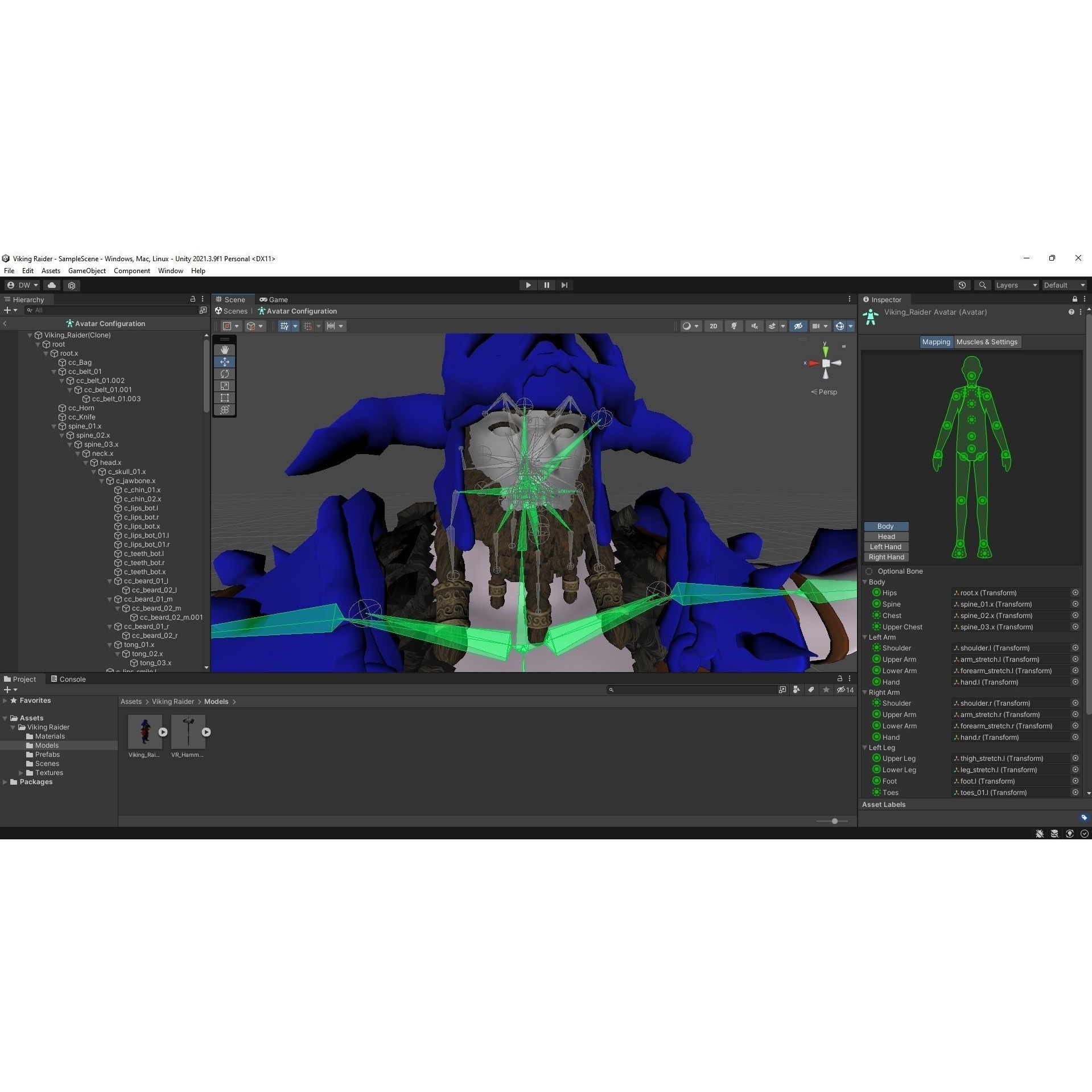 Viking Raider - Low-Poly Game-Ready 3D Model - View 34