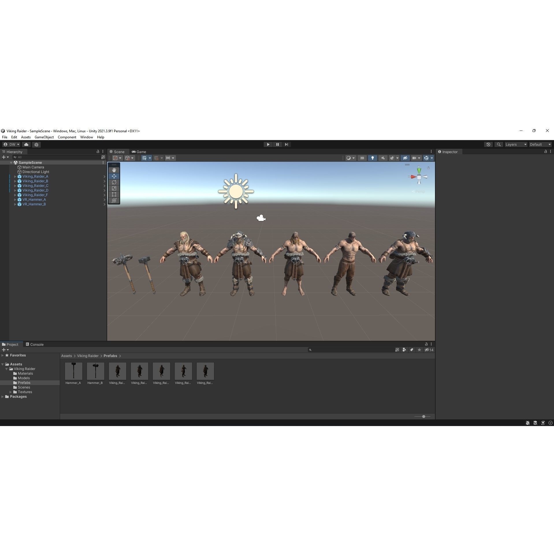 Viking Raider - Low-Poly Game-Ready 3D Model - View 35