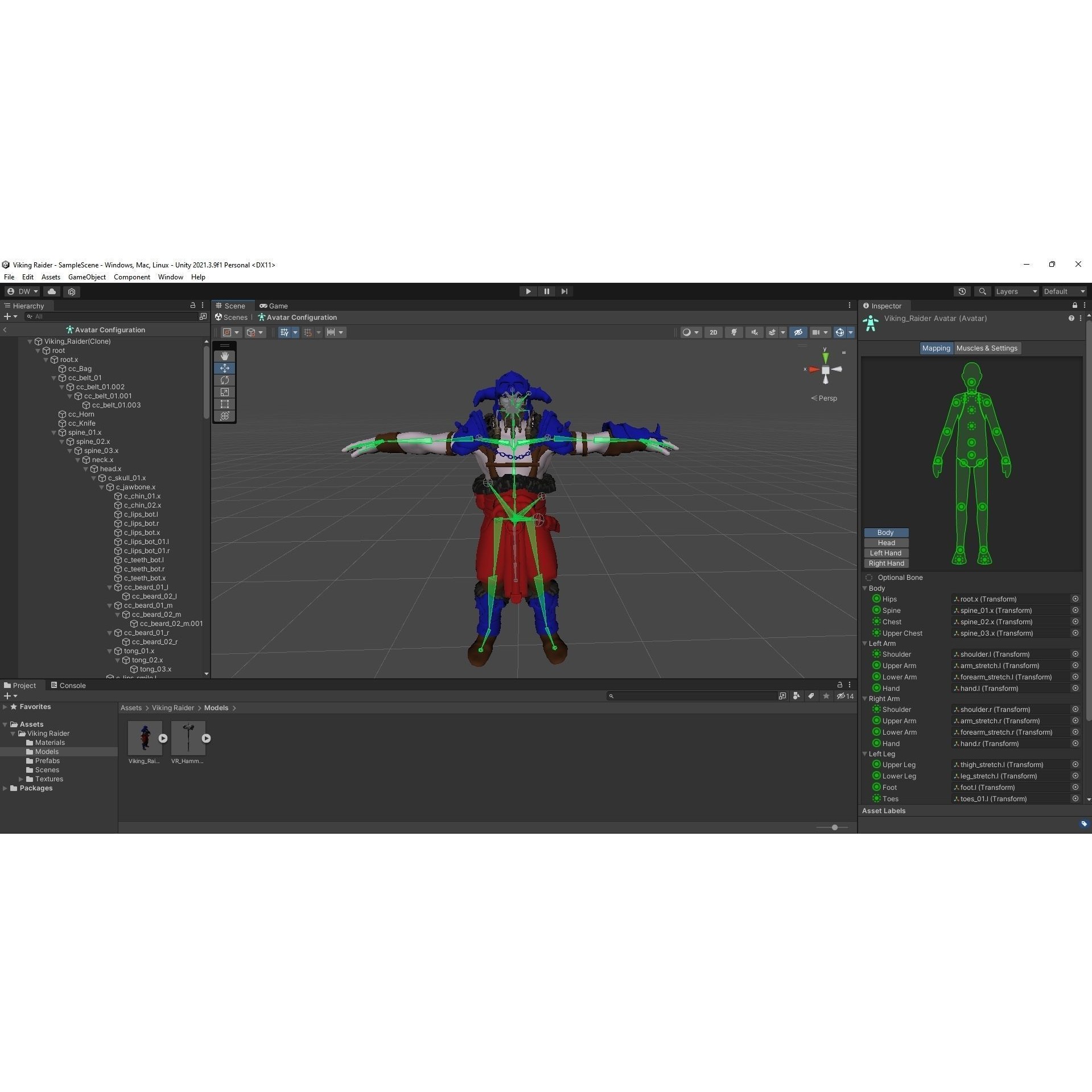 Viking Raider - Low-Poly Game-Ready 3D Model - View 36