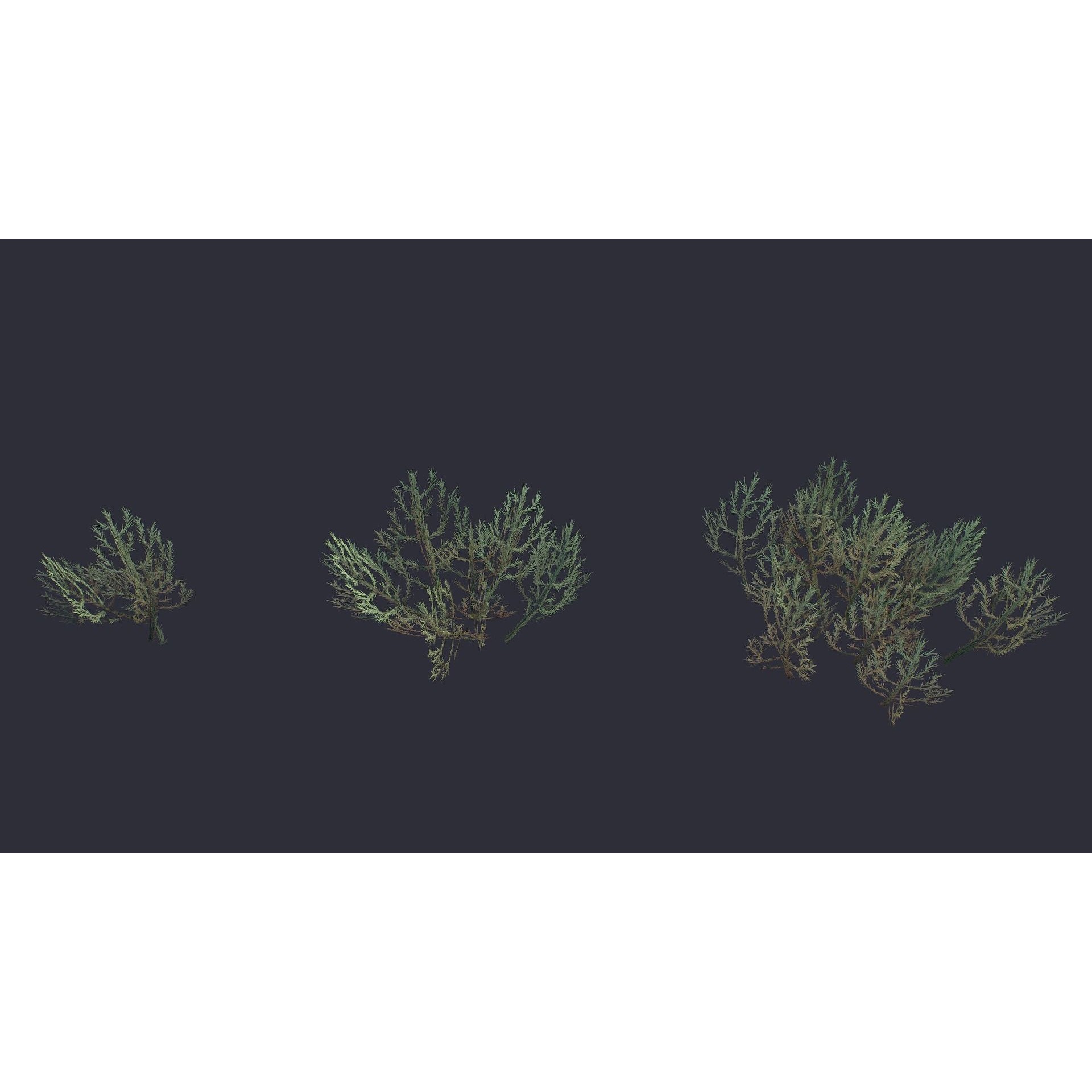 Grass and Flower - Low-Poly Game-Ready 3D Model - View 10