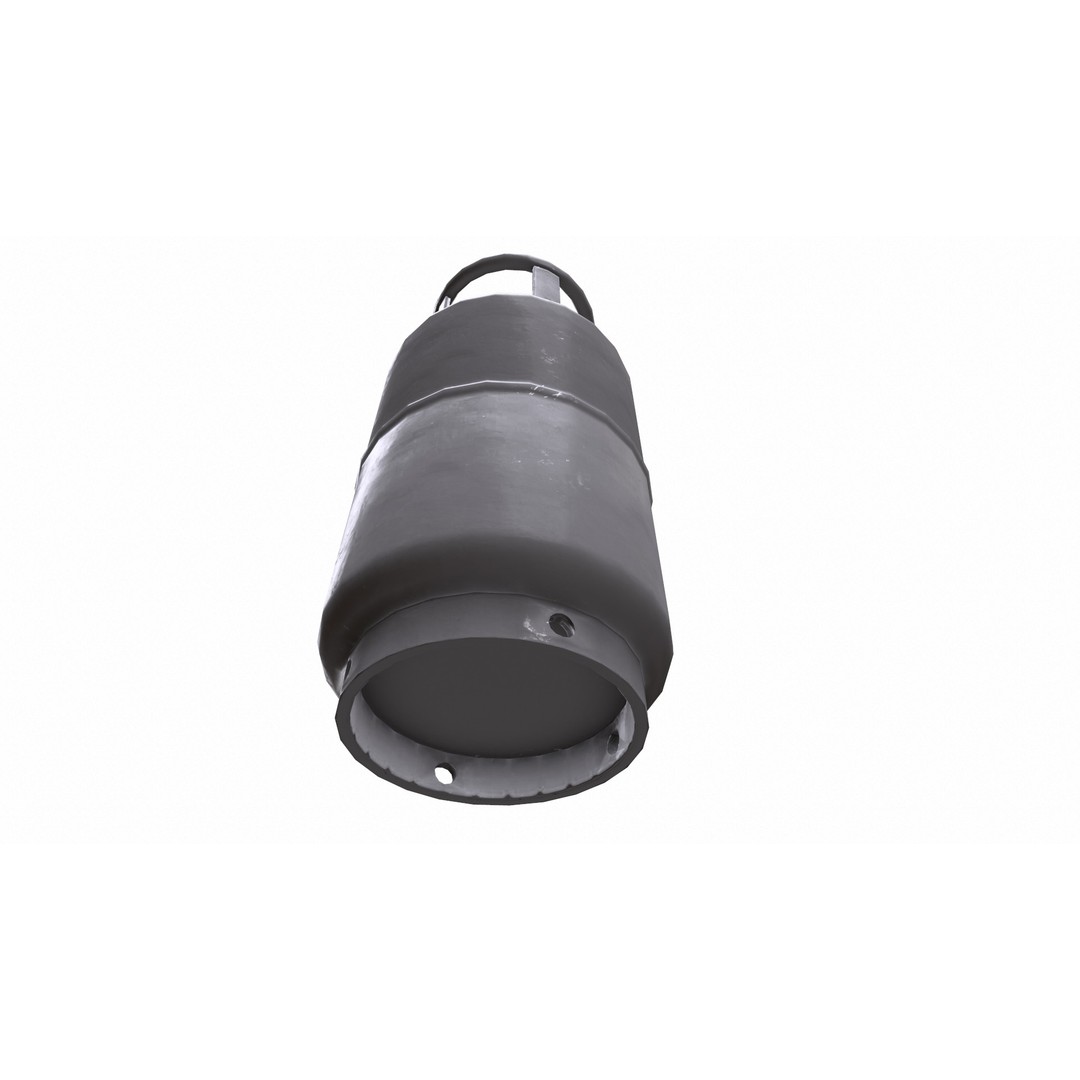 Bharat Gas Cylinder 3D Model – Low Poly Game-Ready Asset, FBX & OBJ