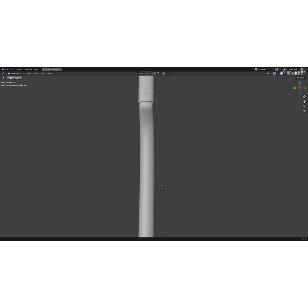 Paint Brush 3D Model – High Poly PBR Asset, FBX, OBJ, Blender - View 23