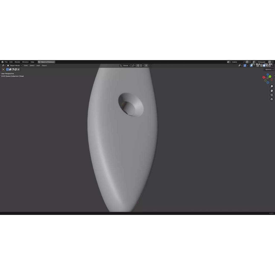 Paint Brush 3D Model – High Poly PBR Asset, FBX, OBJ, Blender - View 25