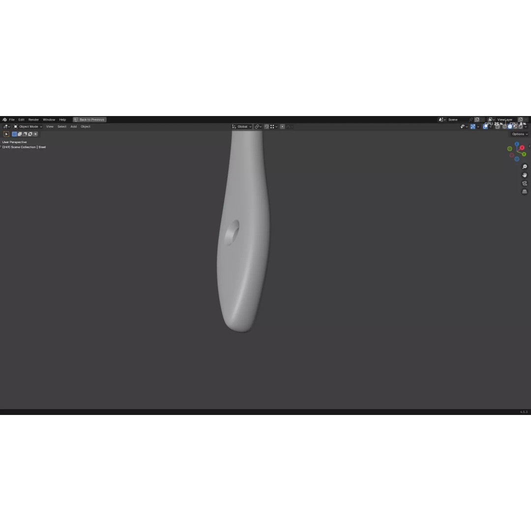 Paint Brush 3D Model – High Poly PBR Asset, FBX, OBJ, Blender - View 26
