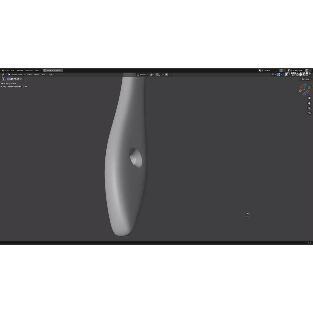 Paint Brush 3D Model – High Poly PBR Asset, FBX, OBJ, Blender - View 27