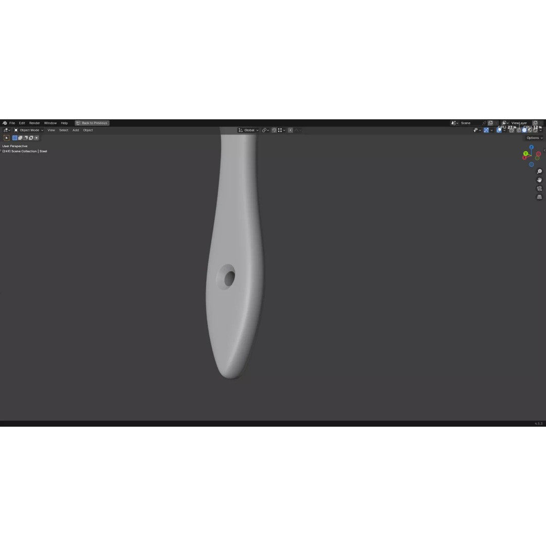 Paint Brush 3D Model – High Poly PBR Asset, FBX, OBJ, Blender - View 28