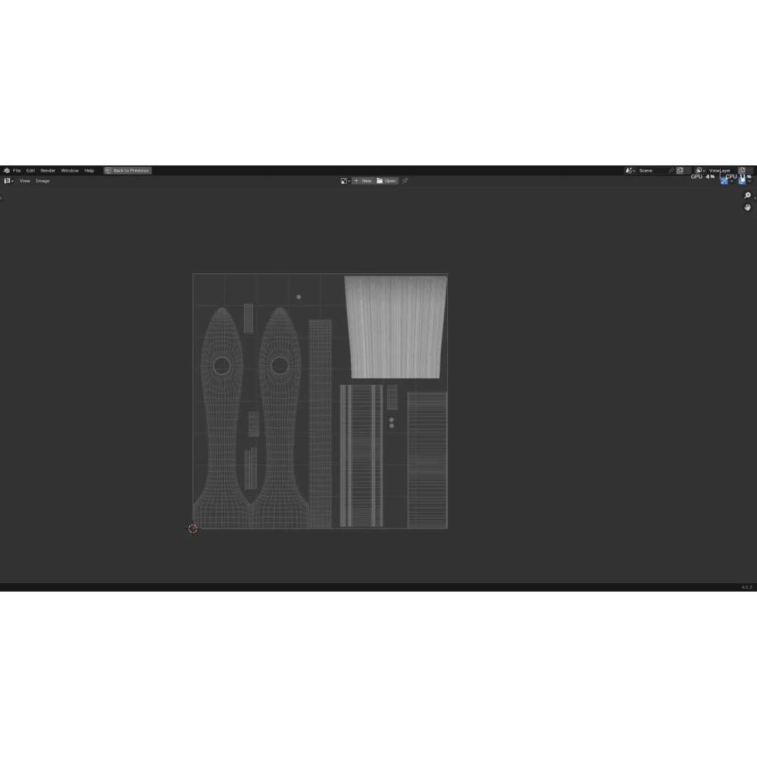 Paint Brush 3D Model – High Poly PBR Asset, FBX, OBJ, Blender - View 45