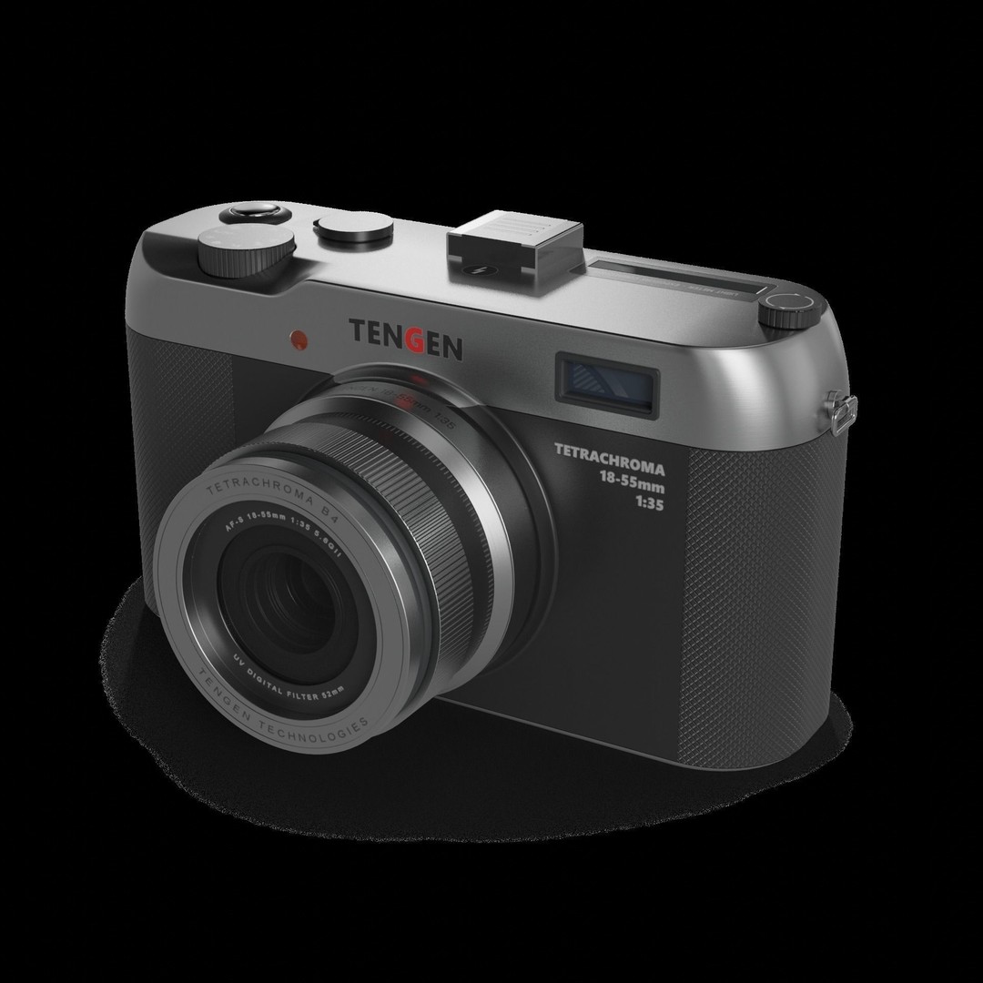 Digital Camera 3D Model – Low Poly PBR Asset, FBX