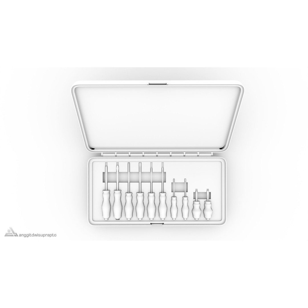 Screwdriver Set 3D Model – Realistic DIY Essentials, FBX - View 12