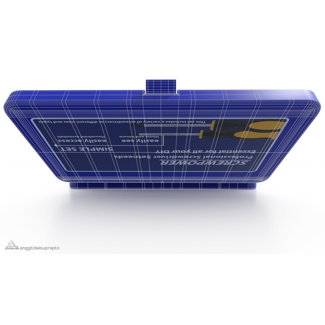 Screwdriver Set 3D Model – Realistic DIY Essentials, FBX - View 15