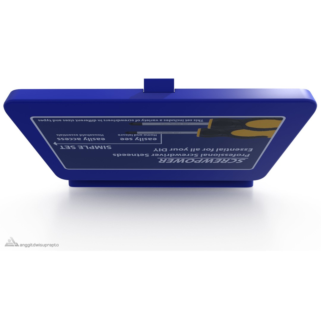 Screwdriver Set 3D Model – Realistic DIY Essentials, FBX - View 6