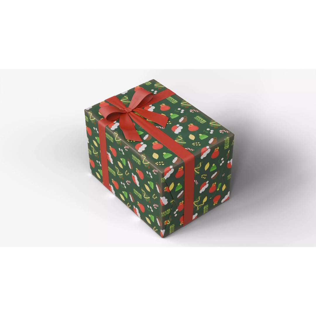 Christmas Gift Box 3D Model – Low Poly Collection for Rendering - View 14