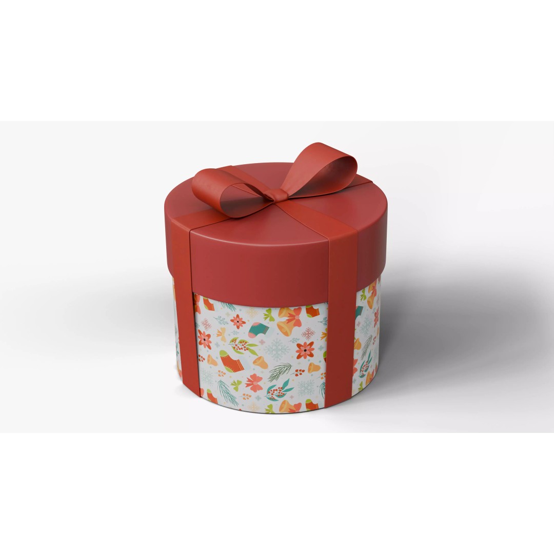 Christmas Gift Box 3D Model – Low Poly Collection for Rendering - View 8