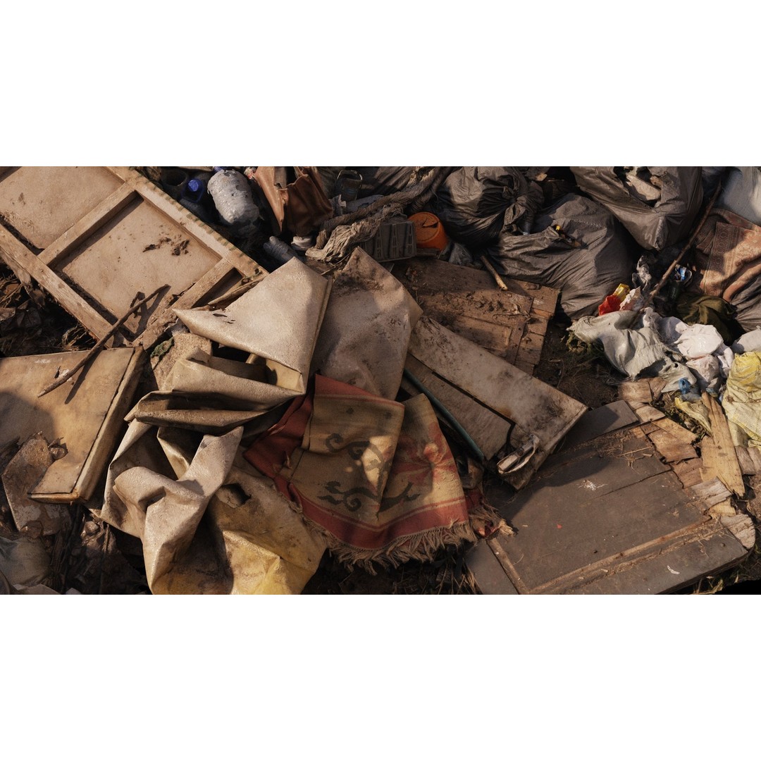 Household and Construction Waste 3D Model – 8K Scanned PBR Asset, FBX - View 10