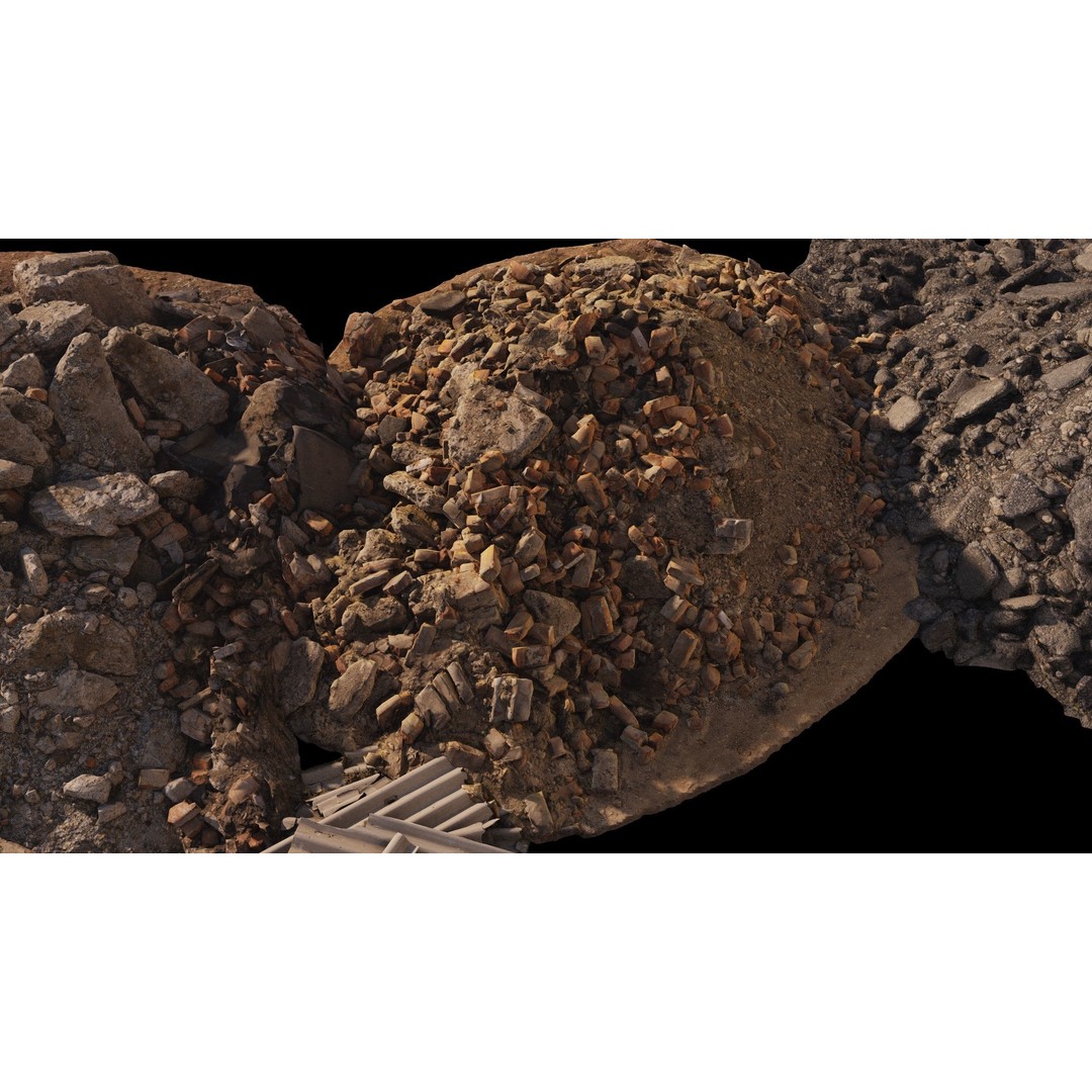Household and Construction Waste 3D Model – 8K Scanned PBR Asset, FBX - View 16