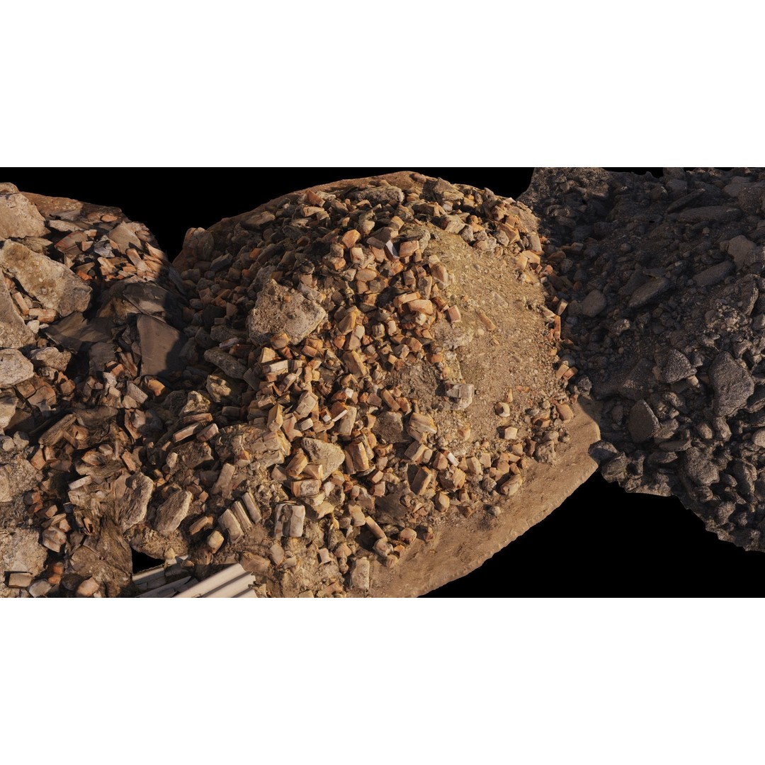 Household and Construction Waste 3D Model – 8K Scanned PBR Asset, FBX - View 20