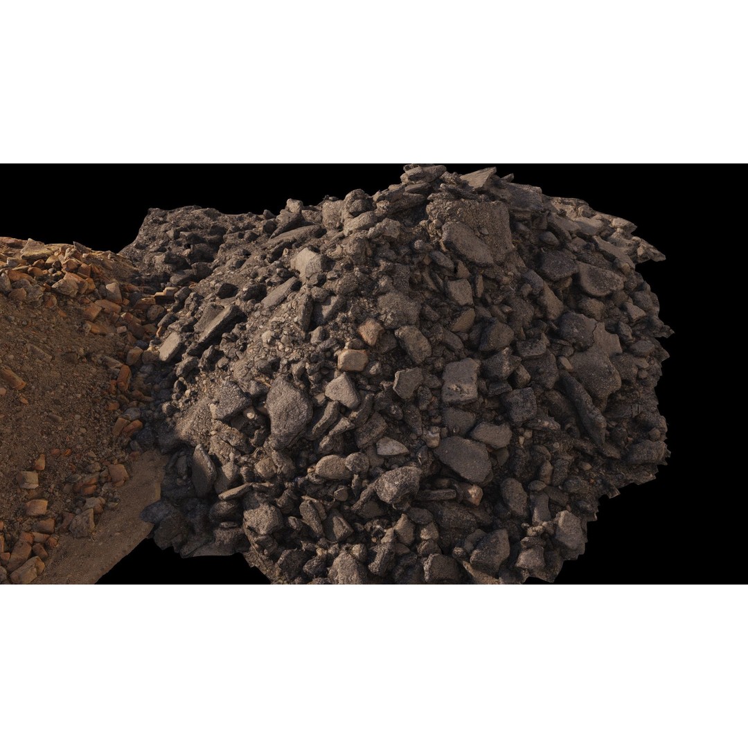 Household and Construction Waste 3D Model – 8K Scanned PBR Asset, FBX - View 22