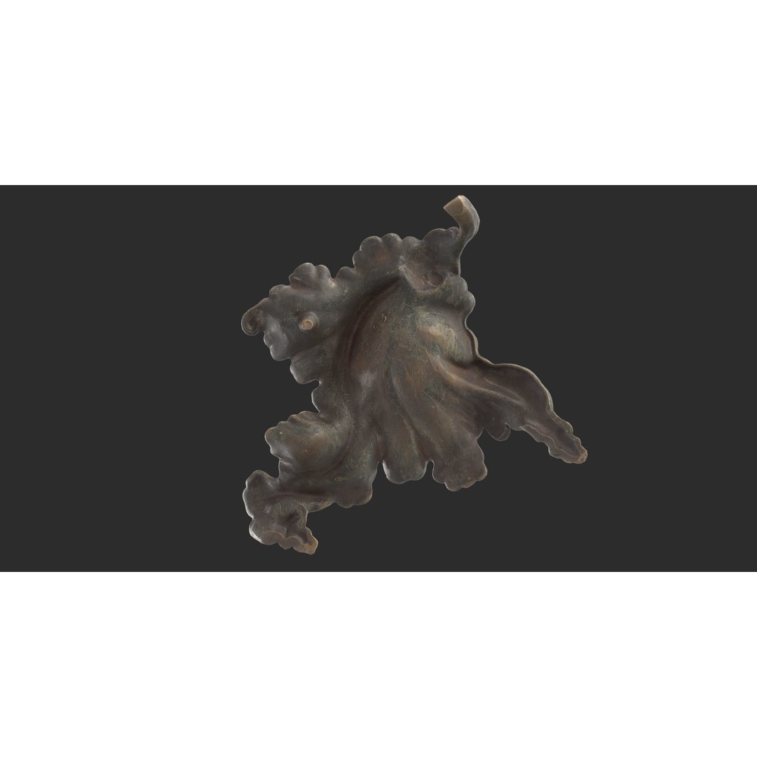 Bronze Ashtray 3D Model – Low Poly Game Ready Asset, FBX - View 4