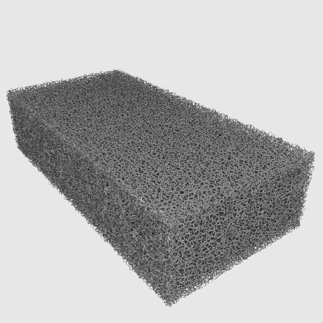Sponge Washcloth 3D Model – High Poly Cleaning Asset, FBX, OBJ