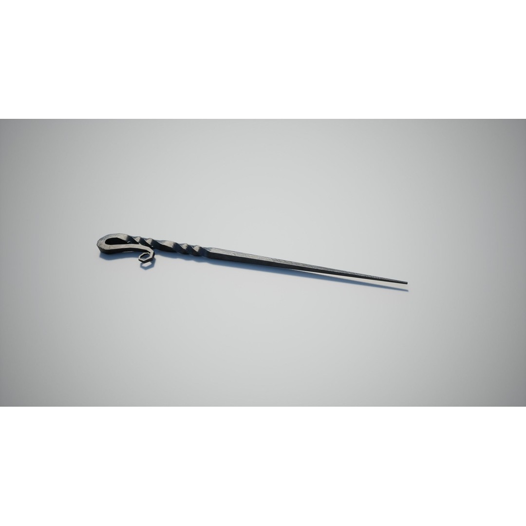 Medieval Cutlery 3D Model – Low Poly Game-Ready Asset, PBR Textures - View 10