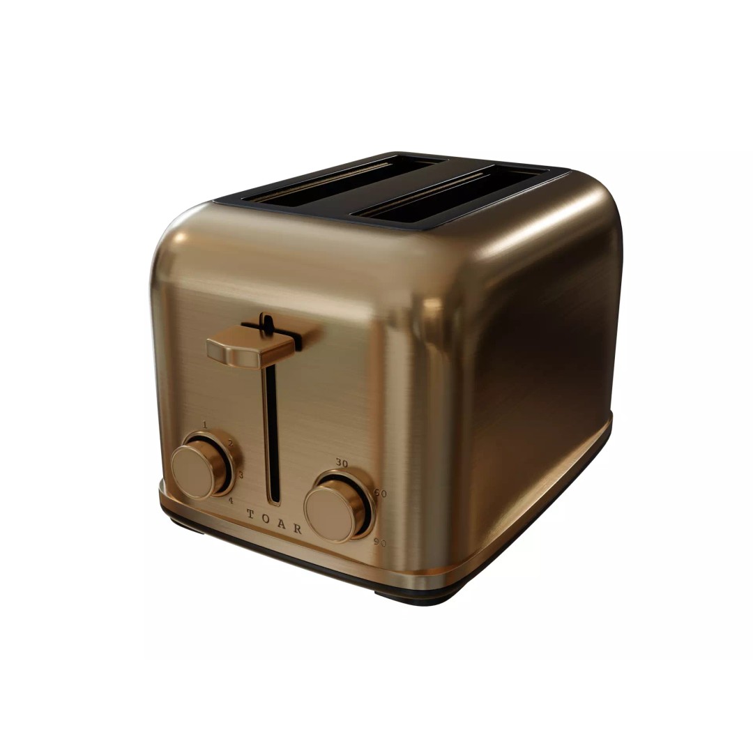 Toaster 3D Model – High-End Kitchenware with PBR Textures, FBX - View 2