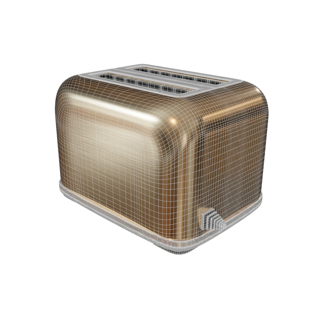 Toaster 3D Model – High-End Kitchenware with PBR Textures, FBX - View 5