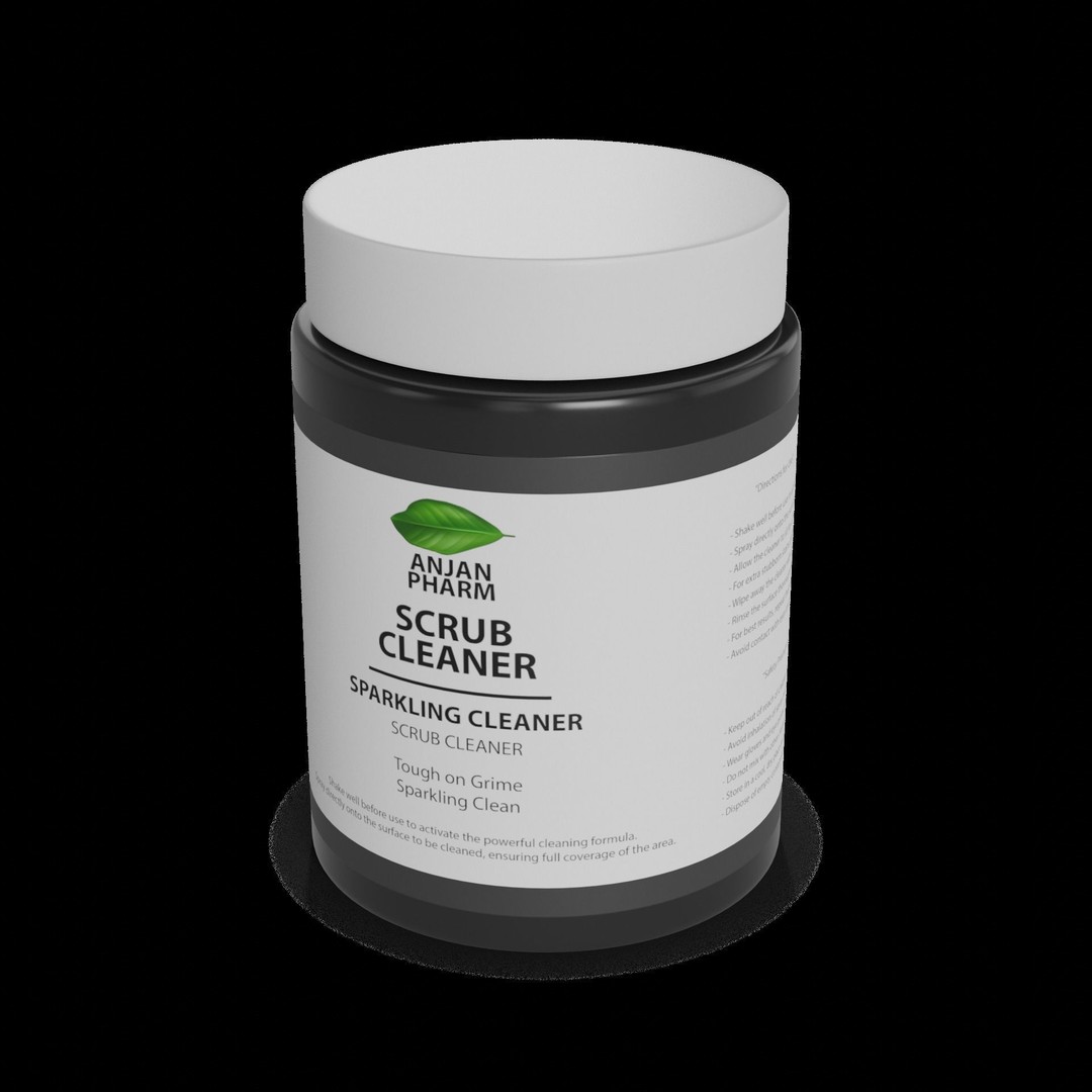 Scrub Cleaner 3D Model – Low Poly Household Asset, FBX