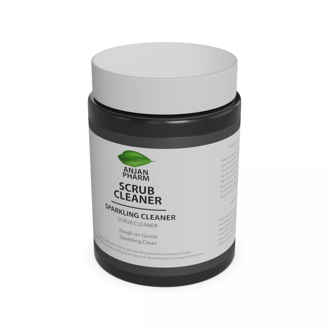 Scrub Cleaner 3D Model – Low Poly Household Asset, FBX - View 2