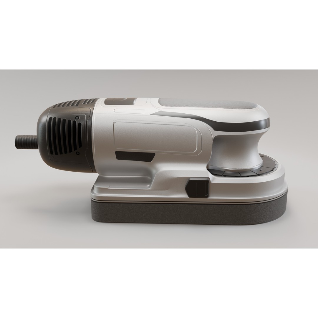 Electric Sander 3D Model – Realistic Low Poly Tool, FBX - View 9