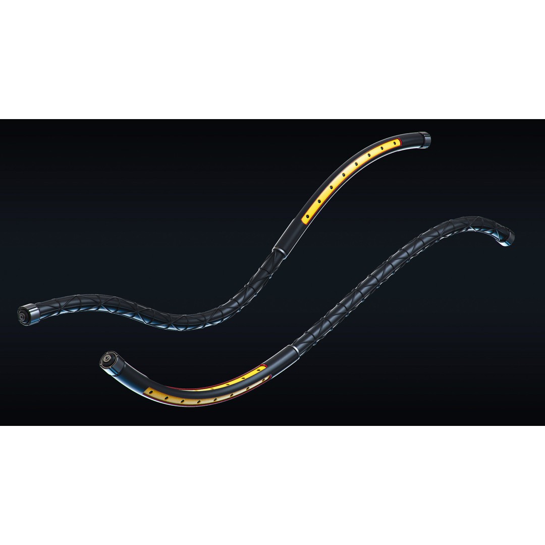 Cables and Wires 3D Model – Quad Mesh Topology, OBJ Format