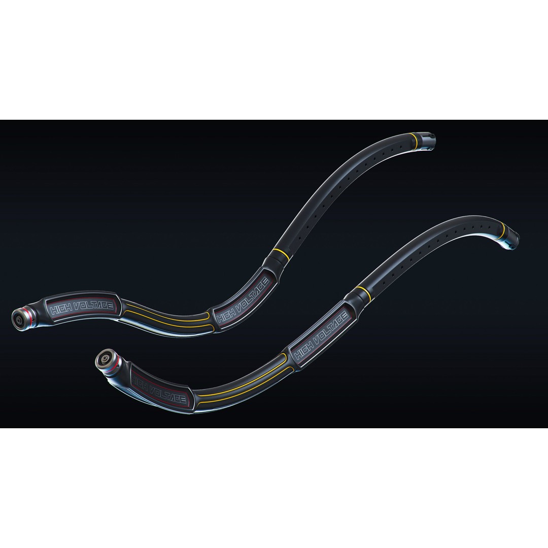 Cables and Wires 3D Model – Quad Mesh Topology, OBJ Format - View 7