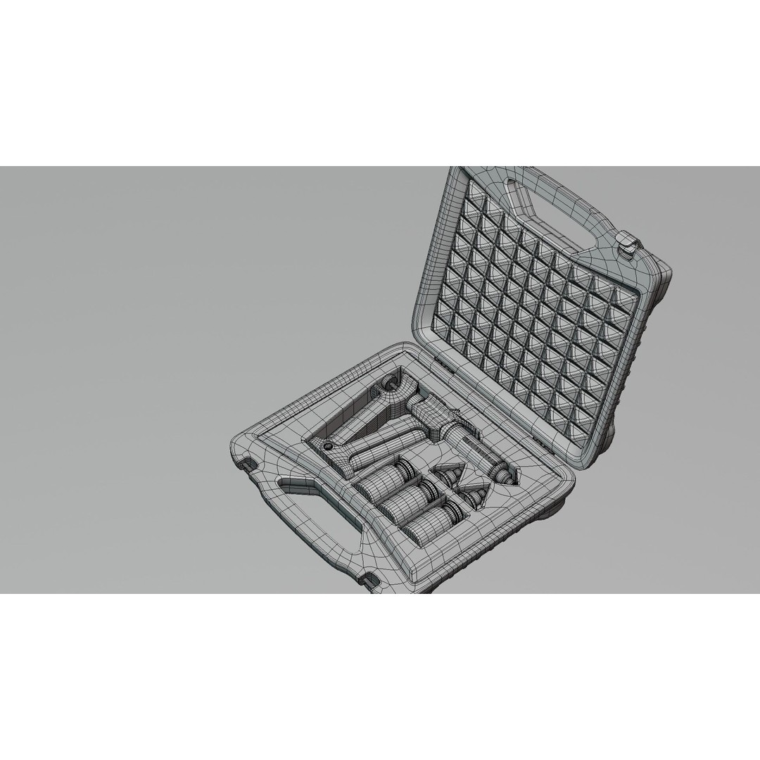 Serum Injection Kit 3D Model – Low Poly Medical Asset, PBR Textures - View 14