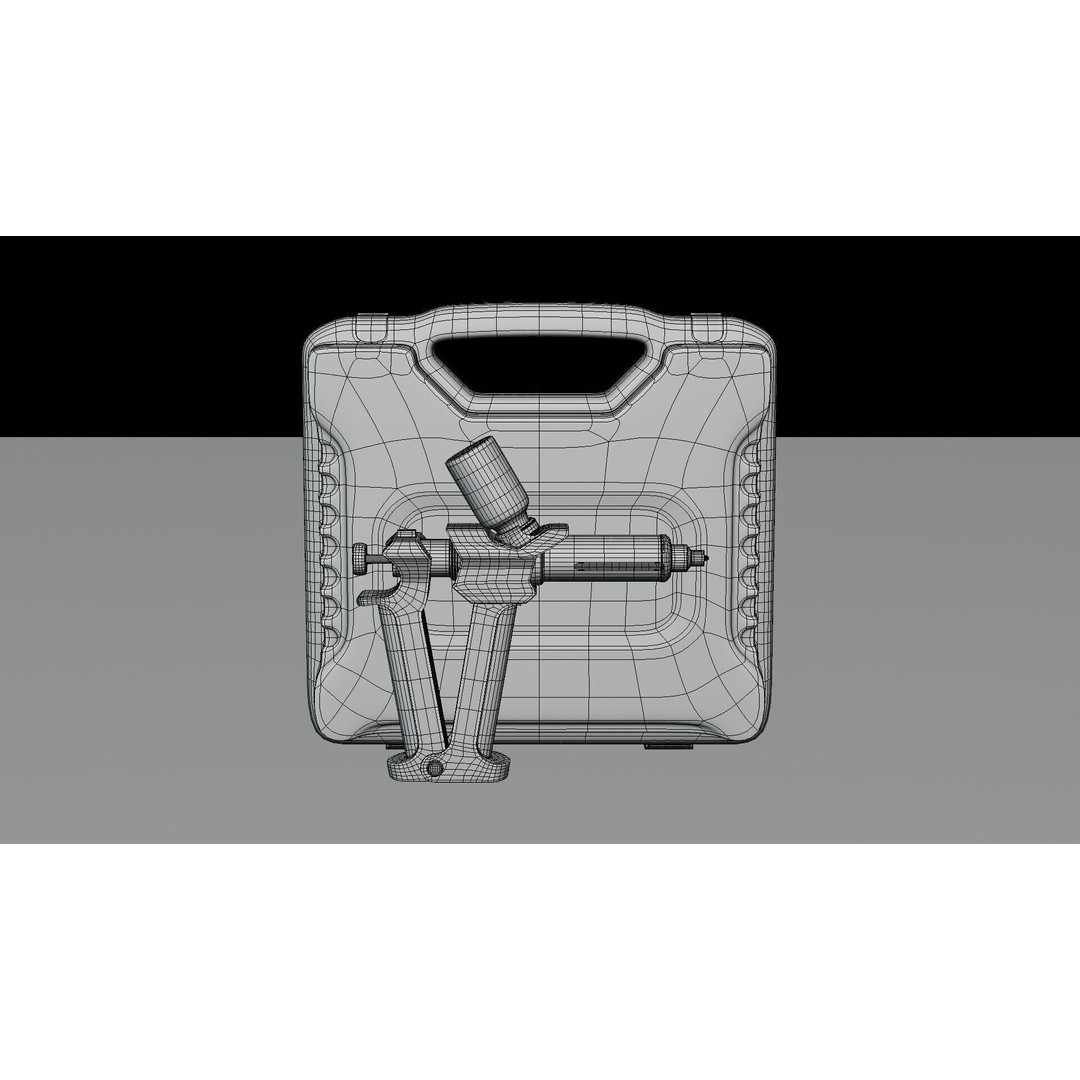 Serum Injection Kit 3D Model – Low Poly Medical Asset, PBR Textures - View 19